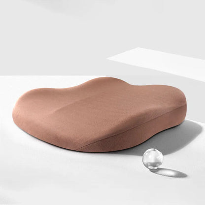Car seat cushion for height increase measuring 41x41x10cm with ice silk cover