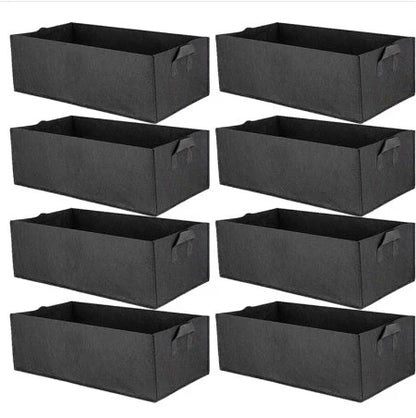 Non-woven felt plant bag in selected colour with dimensions 40x30x20cm, 50x30x20cm or 60x30x20cm for container gardening