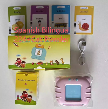 Children's Smart English Learning Card with interactive features and 224 audiobooks