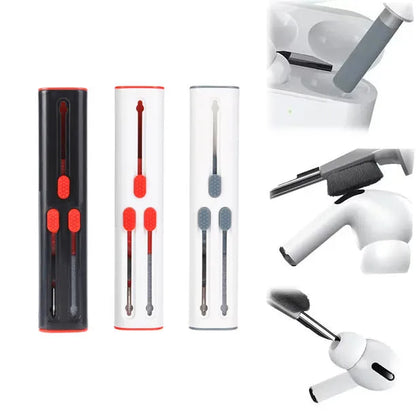 AirPods Pro cleaning kit with four tools including metal pick and brush for wireless earbud maintenance