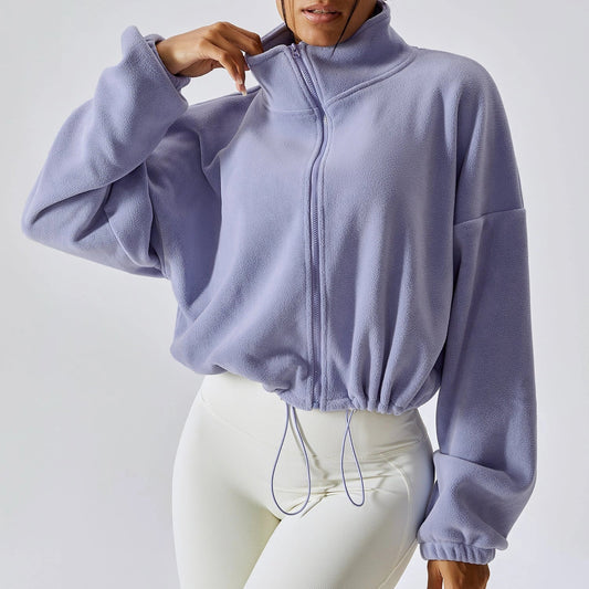 Women's Autumn Cashmere Sports Coat in various colors