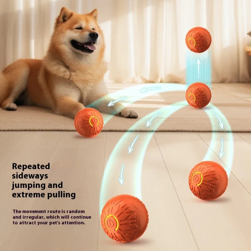 Automatic Pet Jumping Ball for Dogs - Vibrant Colors, Durable Construction, and Interactive Features for Engaging Playtime