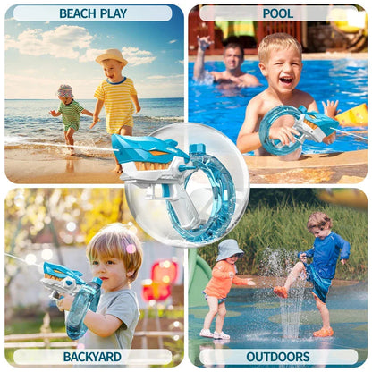 Powerful electric water gun with continuous firing and large capacity for epic summer water battles