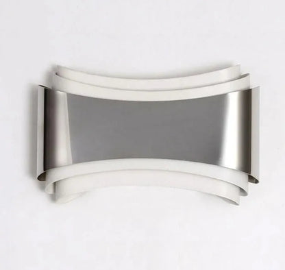 Modern LED wall lamp with ABS chassis and PMMA lampshade in warm white light