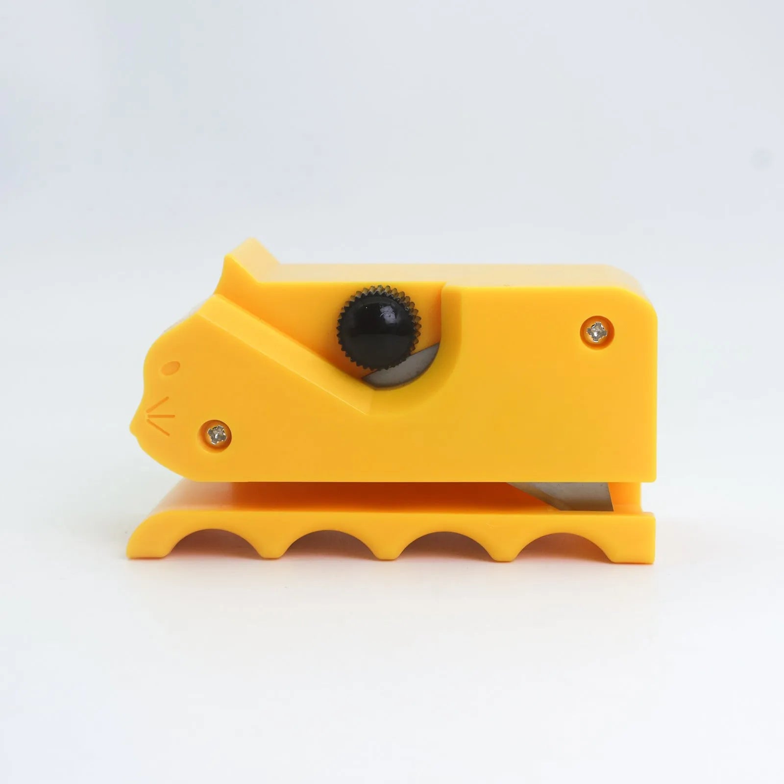 Cartoon cat-shaped corrugated paper cutting knife in ABS plastic