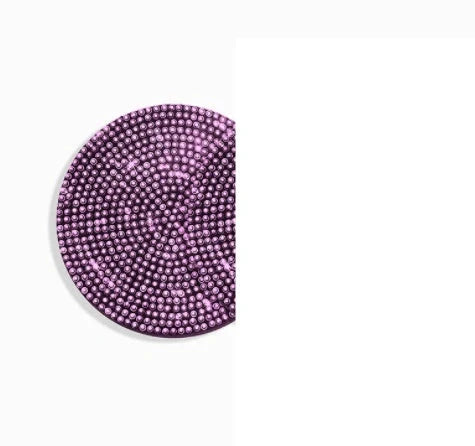 Universal Anti-Slip Silicone Cup Holder Insert with Crystal Rhinestones for Cars
