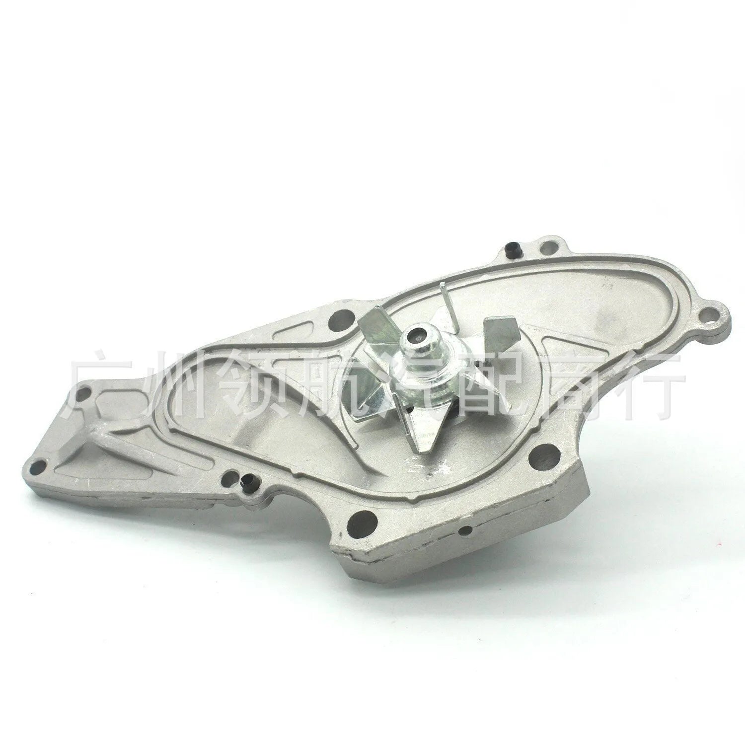 Automotive metal belt and water pump assembly components measuring 28 by 18 by 16 centimetres