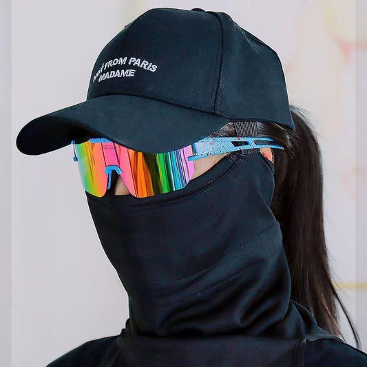 Winter ski face mask neck cover in various colors, designed for windproof and warmth during outdoor activities