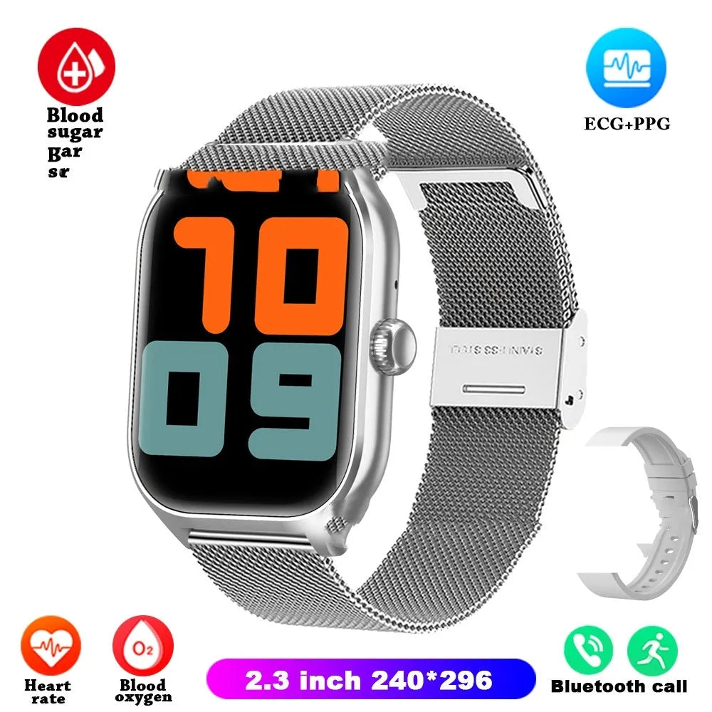 Full touch Bluetooth call smart bracelet with IPS screen, 7-14 day battery, and multiple colour options.