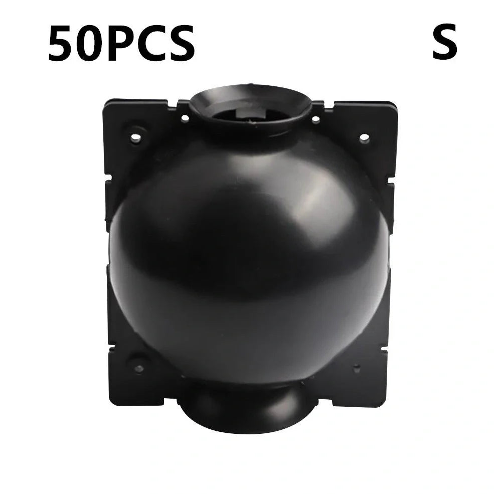 Black PP plastic plant rooting machine box for tree grafting, S size 10cm x 10cm with sealed lid for humidity control