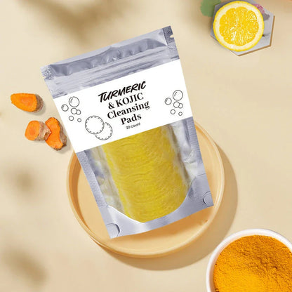 Luxurious Turmeric Cleansing Pads for Deep Pore Purification and Radiant Skin