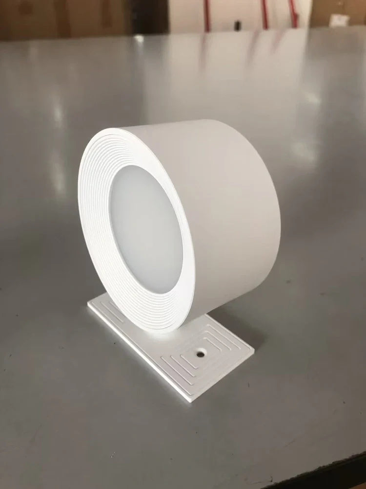 Magnetic wall lamp with adjustable colour temperature LED lighting and touch controls