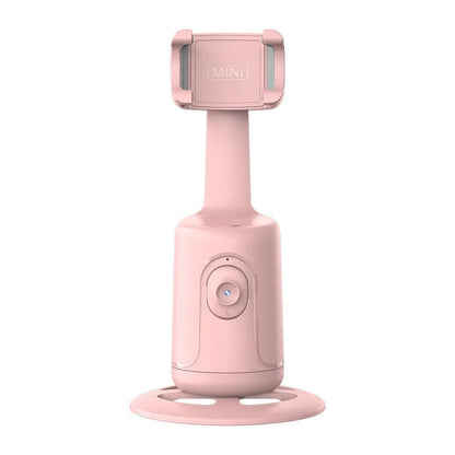 360° Auto-Tracking Smartphone Gimbal with AI Face Tracking, Stabilization, and 360° Rotation for Vlogging, Live Streaming, and Video Recording
