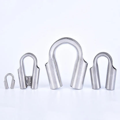 Stainless steel tubular chicken heart ring for pipe connections, showing circular design with clamping mechanism