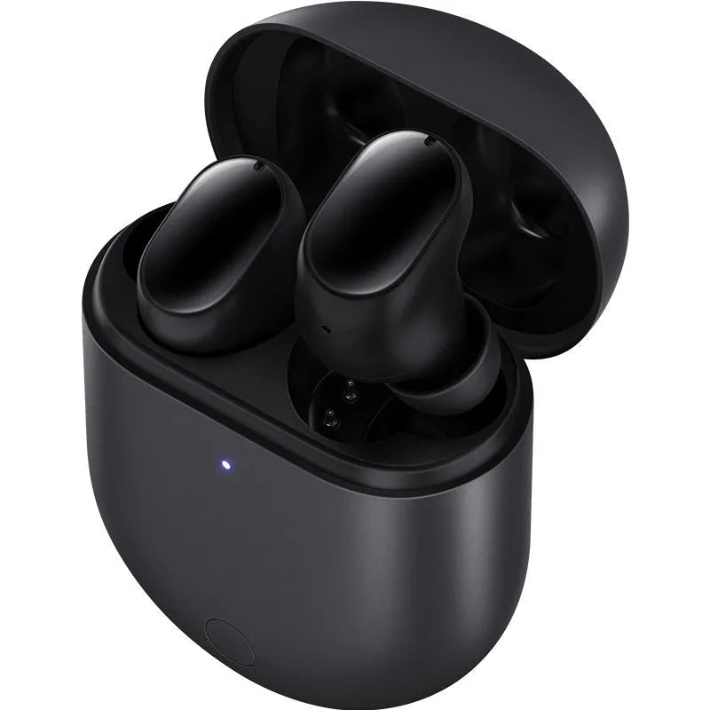 Ice crystal grey wireless Bluetooth headset with in-ear design and single earpiece for hands-free calls