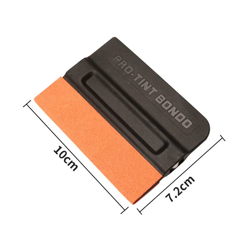 Car film scraper tool with four texture options for vinyl wrap and window tint removal