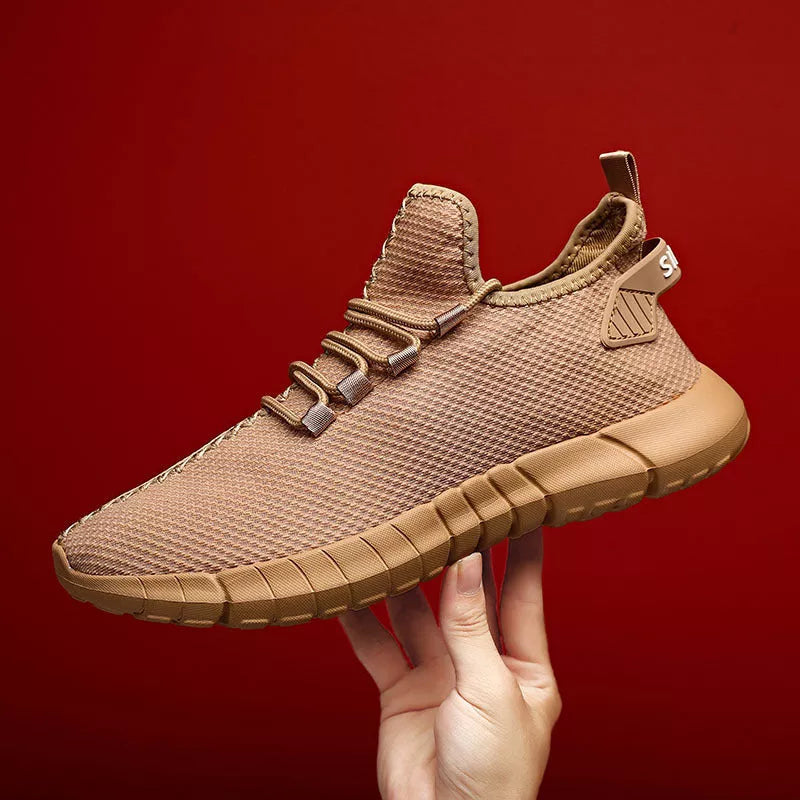 Men's lightweight mesh sports and casual shoes in various colors