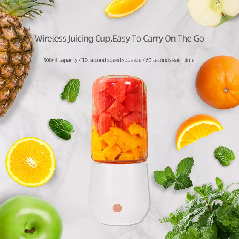 Portable electric blender cup for smoothies and juices with TYPE-C charging
