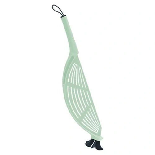 Multifunctional household colander in pink, beige, light blue, and navy blue for efficient draining and stirring