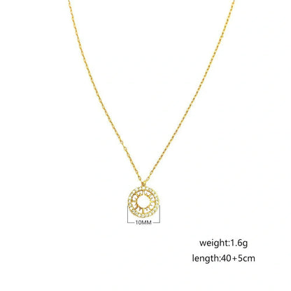 Silver Opal Celtic Moon and Sun Necklace with diamond treatment on 925 silver chain