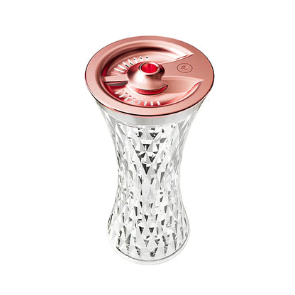 Wild Waist desktop humidifier with 270mL tank, romantic atmosphere lamp, ABS shell 86x86x193mm, USB powered, 315g