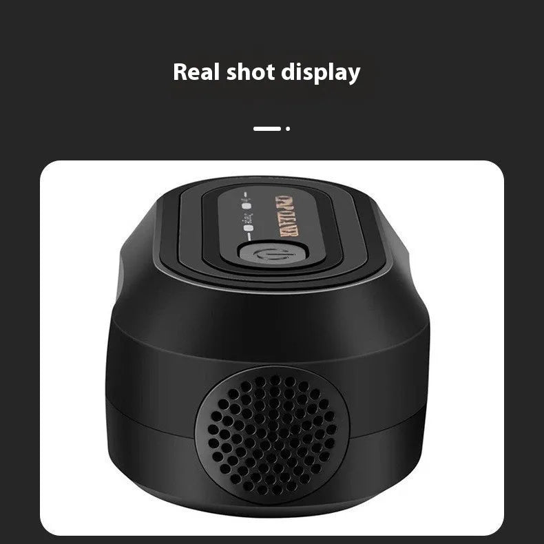 Black USB desktop respiratory disinfection machine for household ventilator sterilisation using ozone