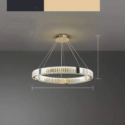 Weiwei crystal chandelier with stainless steel frame and remote control for stepless dimming in multiple layer configurations