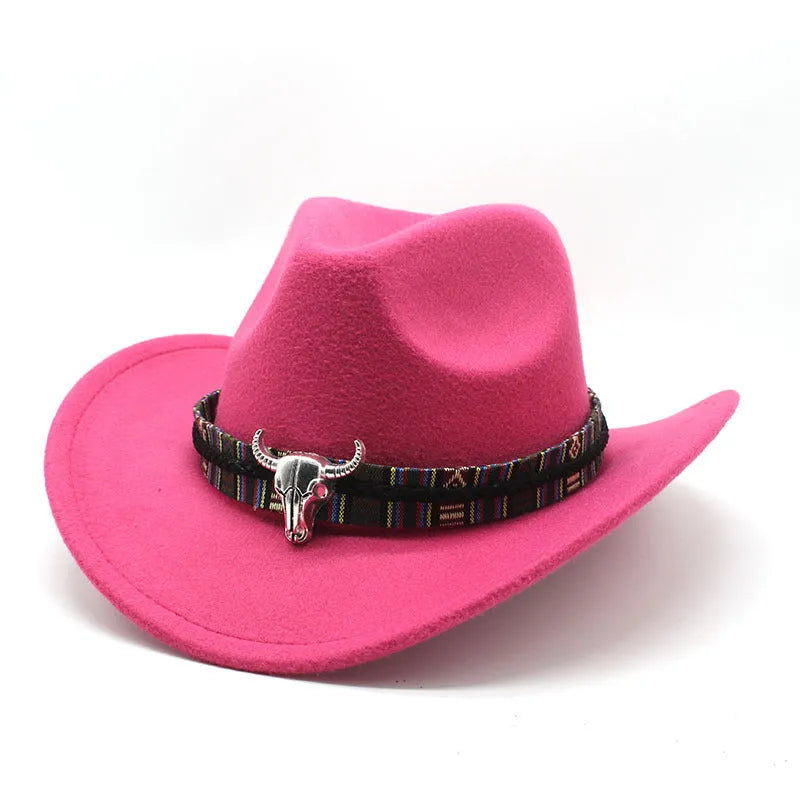 Western cowboy hat with bell crown design in polyester fabric, adjustable 56-58cm fit, shown in army green colour