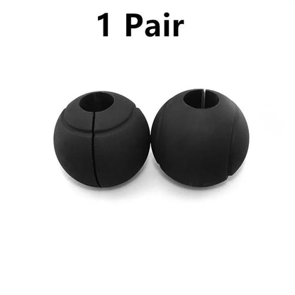 Food Grade Silicone Dumbbell Grip with non-slip surface in various colors