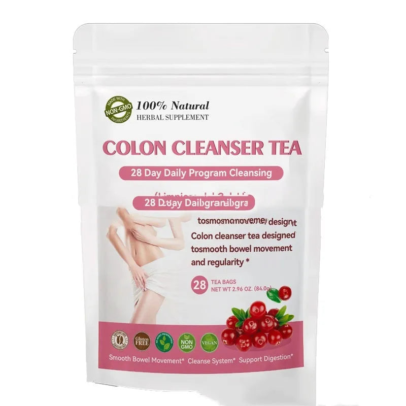 28 Day Slim Flat Tummy Tea variety pack for women's herbal detox and wellness programme