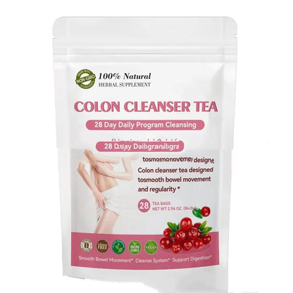 28 Day Slim Flat Tummy Tea variety pack for women's herbal detox and wellness programme