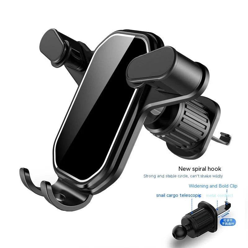Secure Snap-on Car Bracket with Inverted Hook for car organization