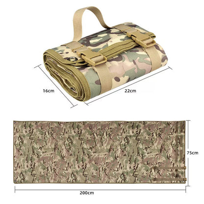 Waterproof tactical camping shooting mat in camouflage colors