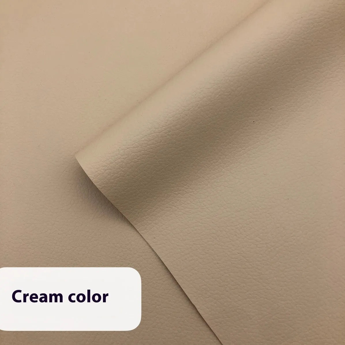 Self-adhesive leather repair patch 50cm x 138cm 0.5mm PVC in black for sofa and car seat