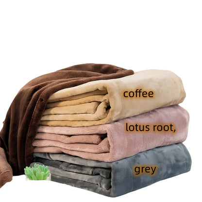 USB heating blanket in grey, lotus root, or coffee colour with 80x100cm, 80x140cm, and 80x160cm size options