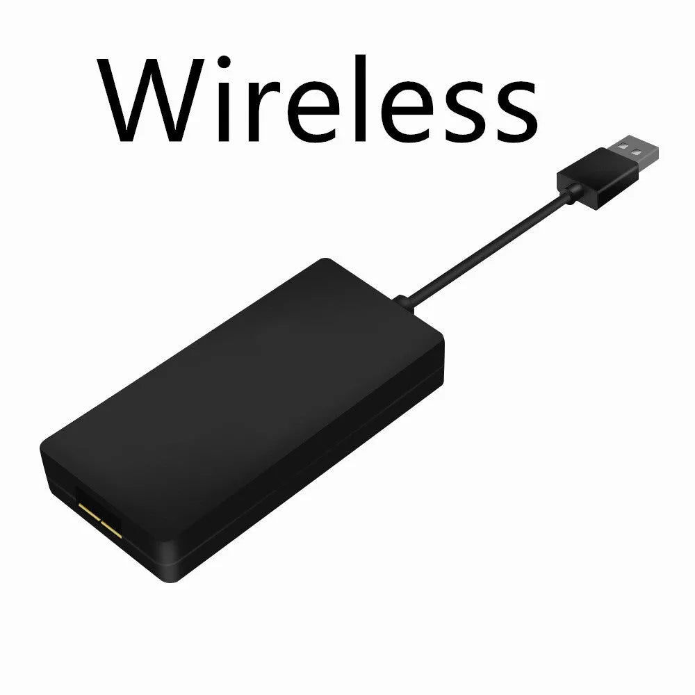 Android car navigation Apple CarPlay USB adapter module in black and white colour options