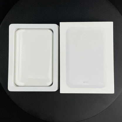 White magnetic wireless charging power bank with 5000mAh capacity and creative design