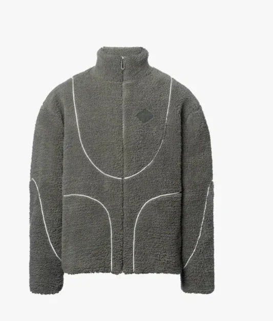 Stylish and Cozy Men's Hooded Patchwork Jacket in Various Colors and Sizes