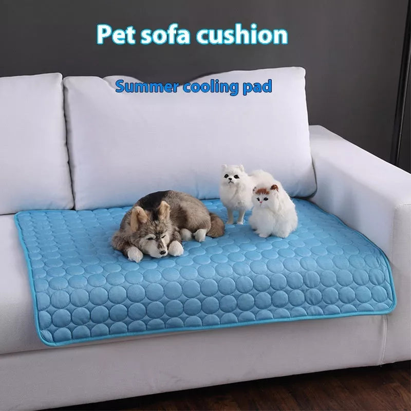 Breathable nylon mesh pet sofa mat for dogs in various sizes and colors