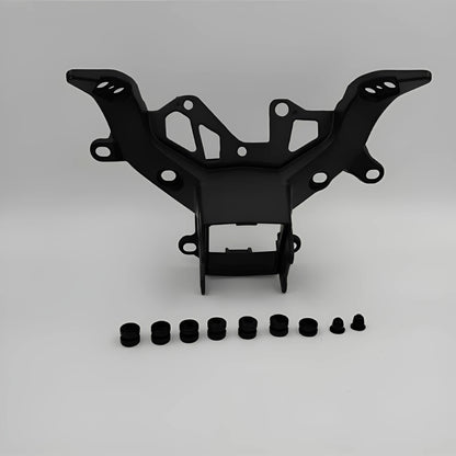 Black heavy aluminium headlight bracket for BMW S1000RR motorcycle 2009 to 2018 models