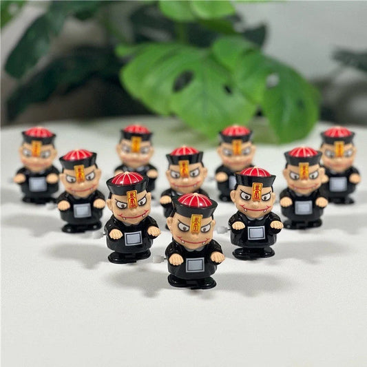 Chinese zombie doll toy with mechanical walking and head-shaking functions