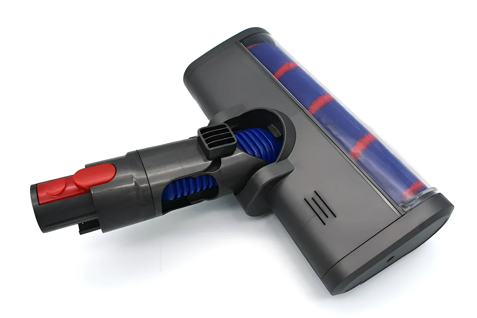 Dyson V7 to V11 compatible electric floor brush head with soft velvet rolling brush measuring 260mm
