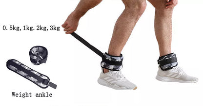 Adjustable weight training suit in camouflage colors for full body fitness