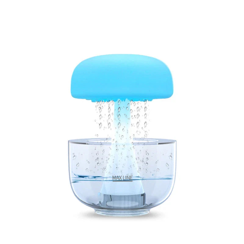 Humidifier with cloud-like mist, ambient lighting, and essential oil aroma for home decor