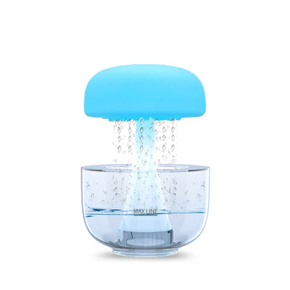 Humidifier with cloud-like mist, ambient lighting, and essential oil aroma for home decor