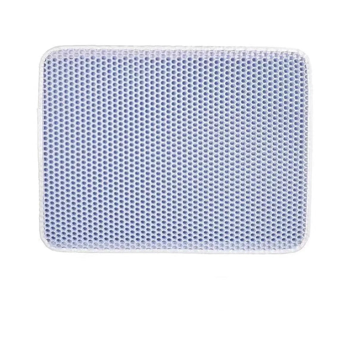 Waterproof cat litter mat with honeycomb design for easy cleanup