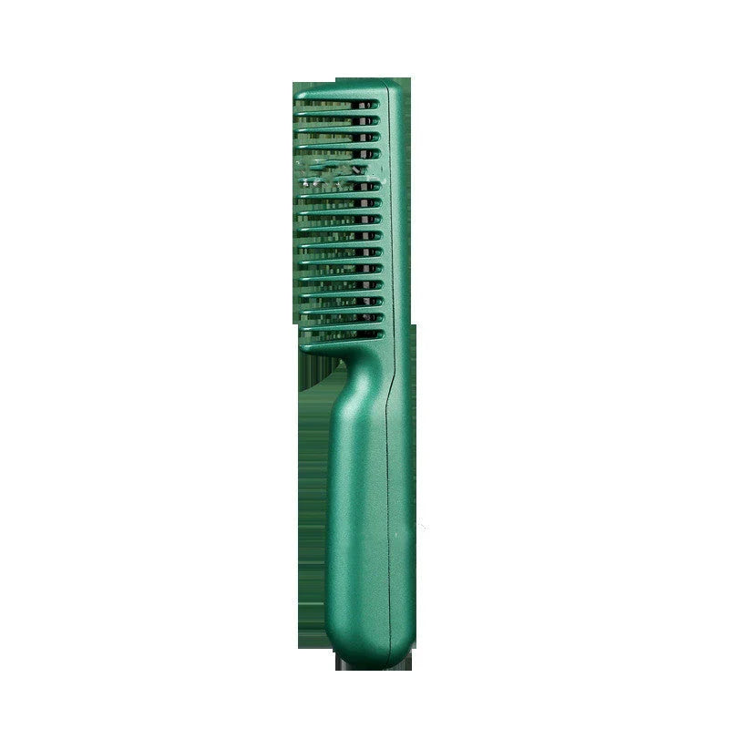 Wireless hair straightening comb with integrated styling features for salon-quality results at home