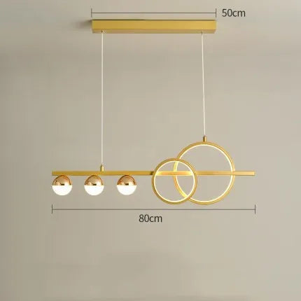 Rectangular aluminium ceiling lamp in black or gold finish, with remote control for dimming, sizes 80cm 95cm 120cm