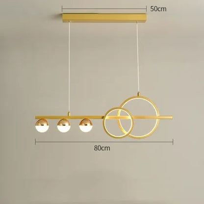 Rectangular aluminium ceiling lamp in black or gold finish, with remote control for dimming, sizes 80cm 95cm 120cm