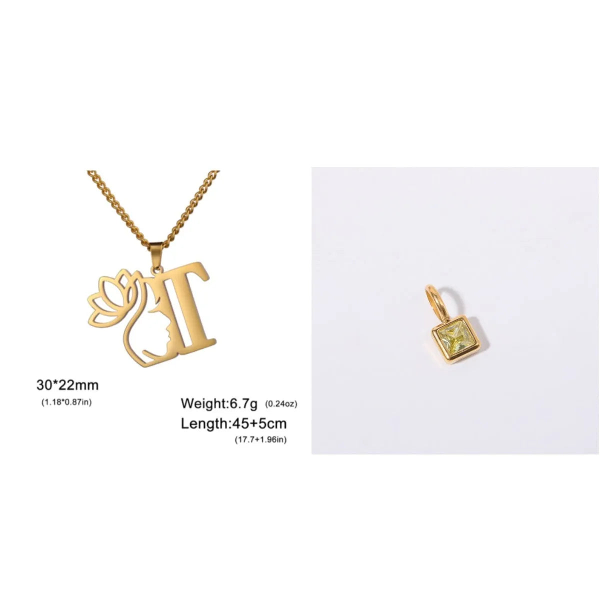 Stainless steel fashion necklace with geometric cross chain design and electroplated finish in gold or silver colour